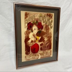 Rare 1972 Vintage French Art